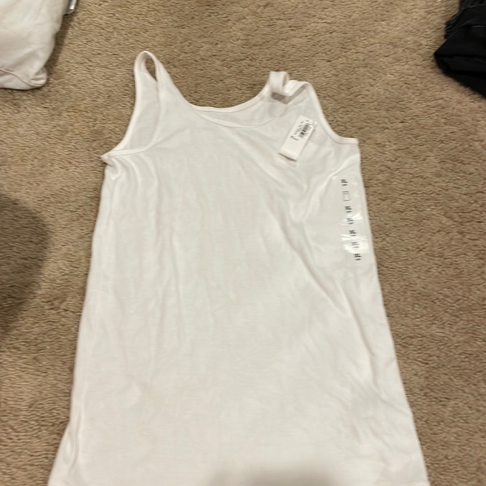 Brand new girls white tank top